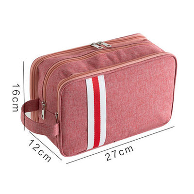 Wash Travel Mens Large Bathroom Toiletry Bag With Handle Portable Oxford