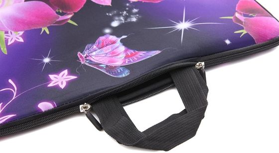 Neoprene Felt Laptop Sleeves Case Pink Flower For Acer Asus Dell Lenovo MacBook