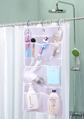 Mesh Hanging Packing Organizer / 340oz 1000ml Shampoo Shower Organizer With Hooks