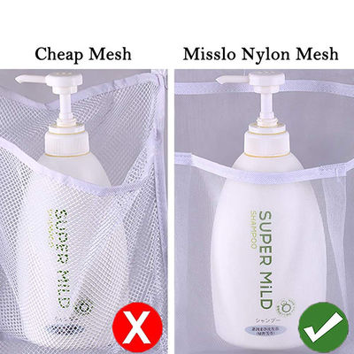 Mesh Hanging Packing Organizer / 340oz 1000ml Shampoo Shower Organizer With Hooks