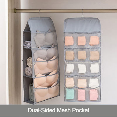 Dual Sided Closet mesh over the door organizer / Metal rotating hanging closet organizer