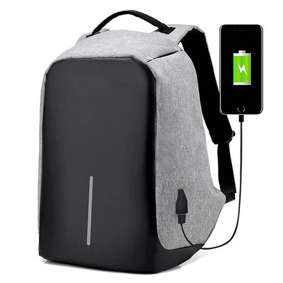 Oxford Anti Theft Business Backpack With USB Charging Port LightWeight Laptop Backpack