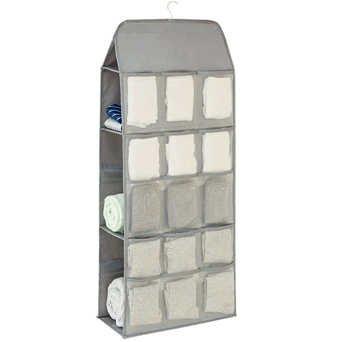 Dual Sided Closet mesh over the door organizer / Metal rotating hanging closet organizer